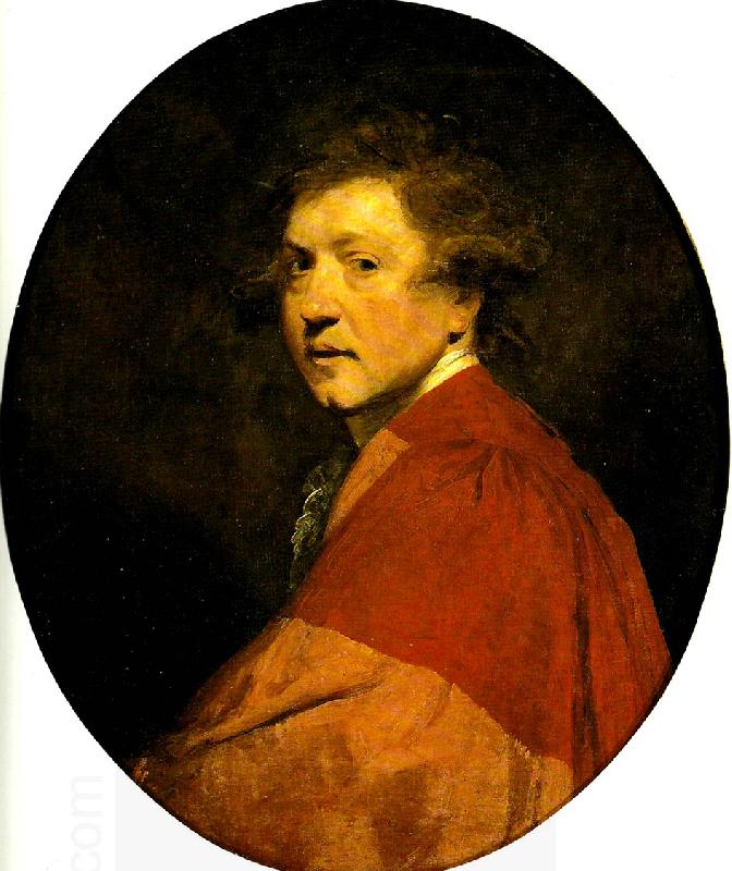 Sir Joshua Reynolds self-portrait in doctoral robes oil painting picture